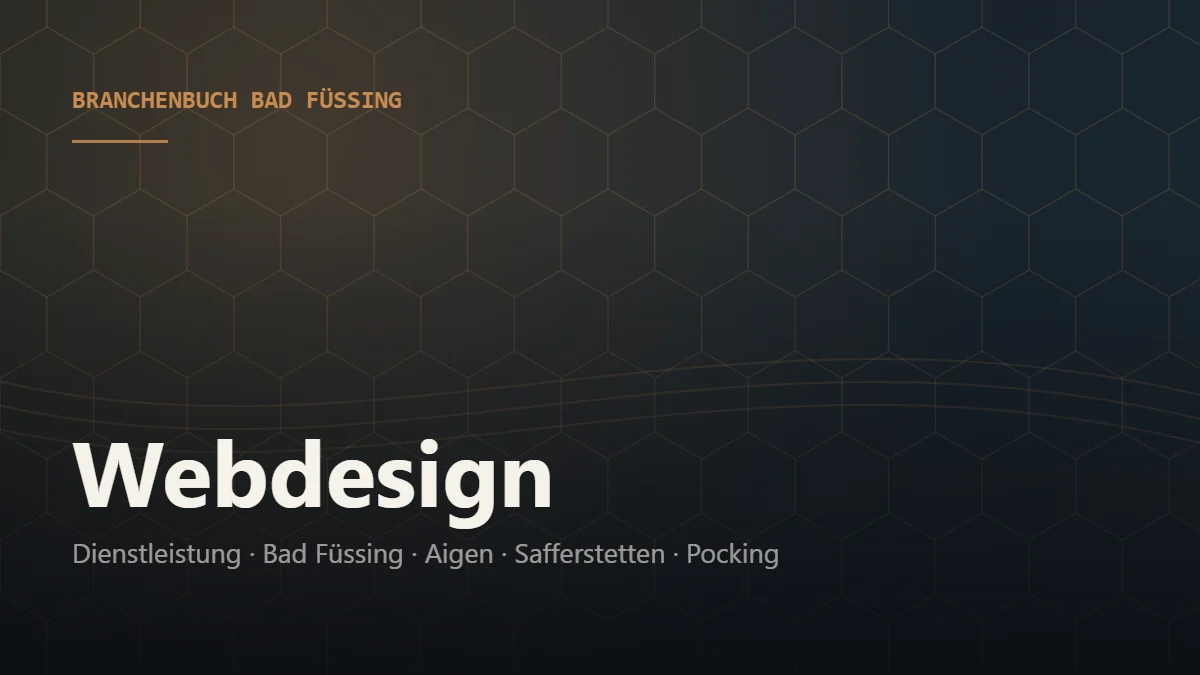 Webdesign Bad Füssing – Branchenbuch Bad Füssing von BavariaConnect: Webdesign in Bad Füssing und Umgebung finden