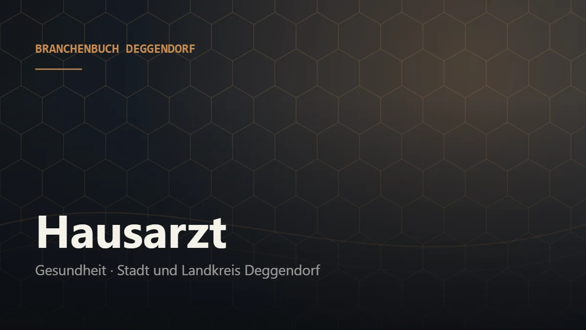 Hausarzt Deggendorf – Branchenbuch Deggendorf von BavariaConnect: Hausarzt in Stadt und Landkreis Deggendorf finden