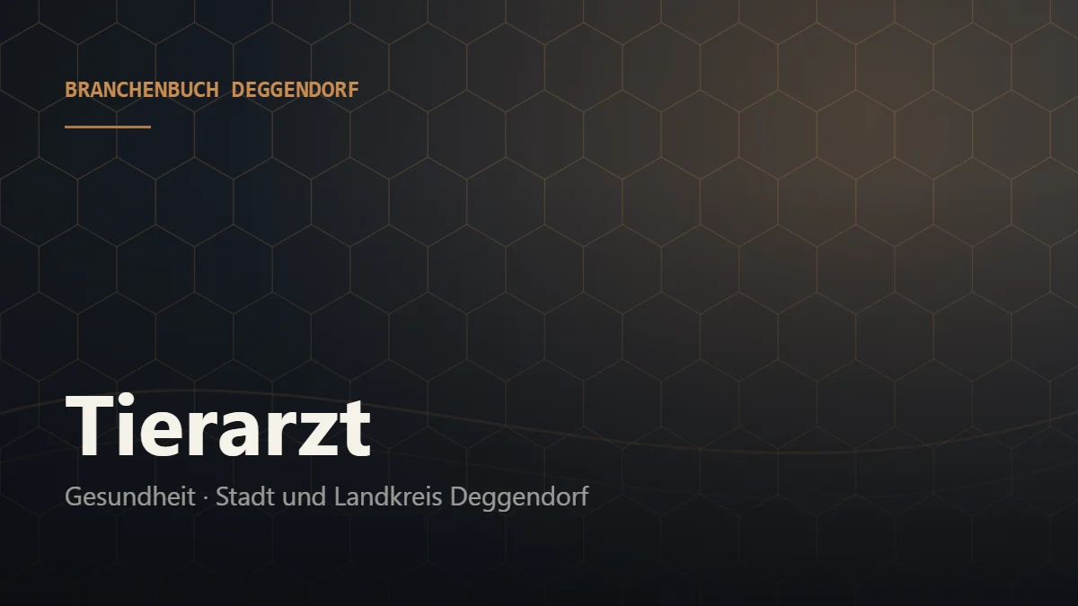 Tierarzt Deggendorf – Branchenbuch Deggendorf von BavariaConnect: Tierarzt in Stadt und Landkreis Deggendorf finden
