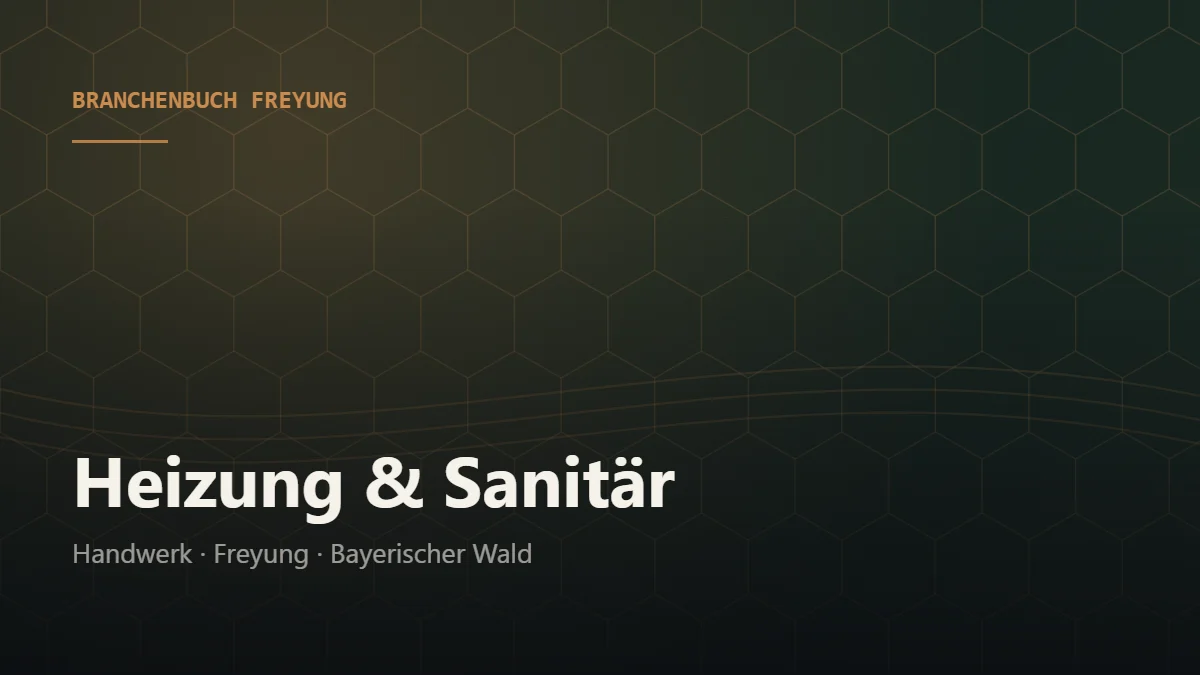 Heizung & Sanitär Freyung – Branchenbuch Freyung von BavariaConnect: Heizung & Sanitär in Freyung und Umgebung finden