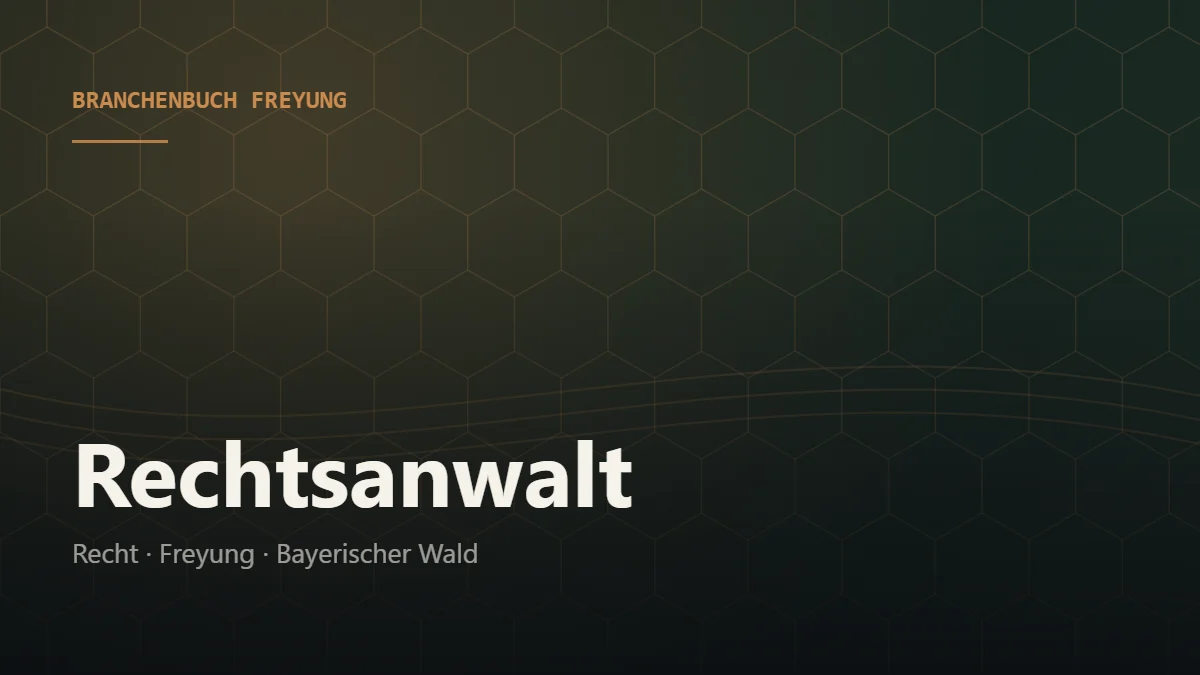 Rechtsanwalt Freyung – Branchenbuch Freyung von BavariaConnect: Rechtsanwalt in Freyung und Umgebung finden