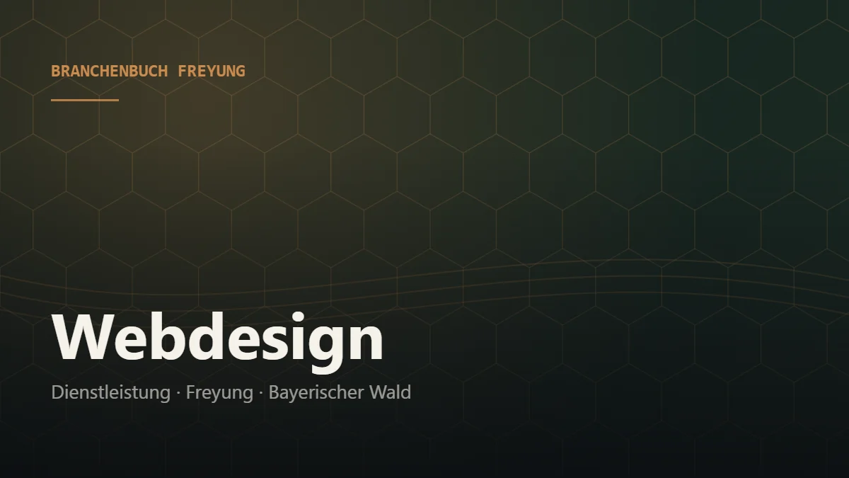 Webdesign Freyung – Branchenbuch Freyung von BavariaConnect: Webdesign in Freyung und Umgebung finden
