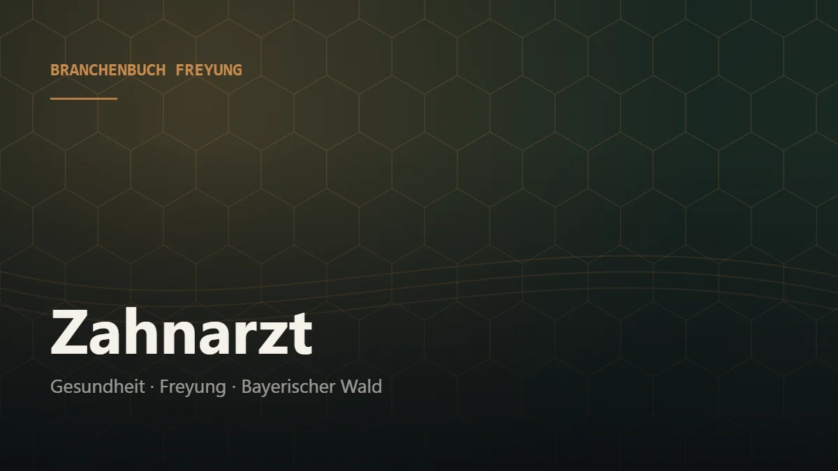 Zahnarzt Freyung – Branchenbuch Freyung von BavariaConnect: Zahnarzt in Freyung und Umgebung finden
