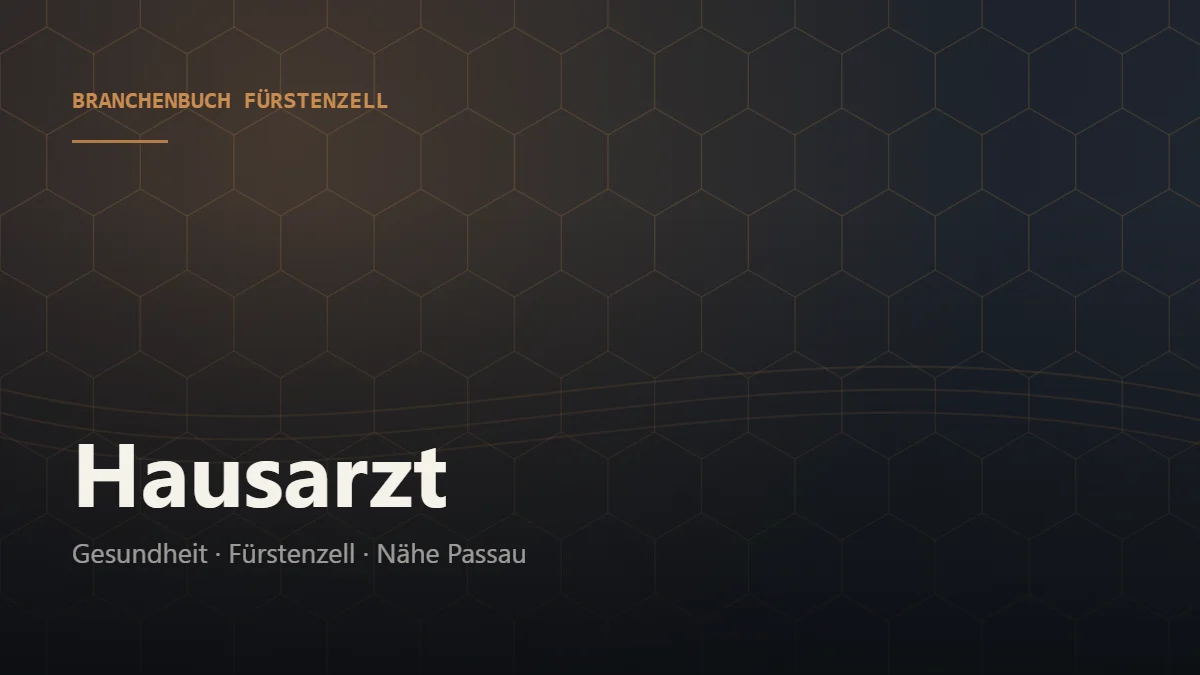 Hausarzt Fürstenzell – Branchenbuch Fürstenzell von BavariaConnect: Hausarzt in Fürstenzell und Umgebung finden