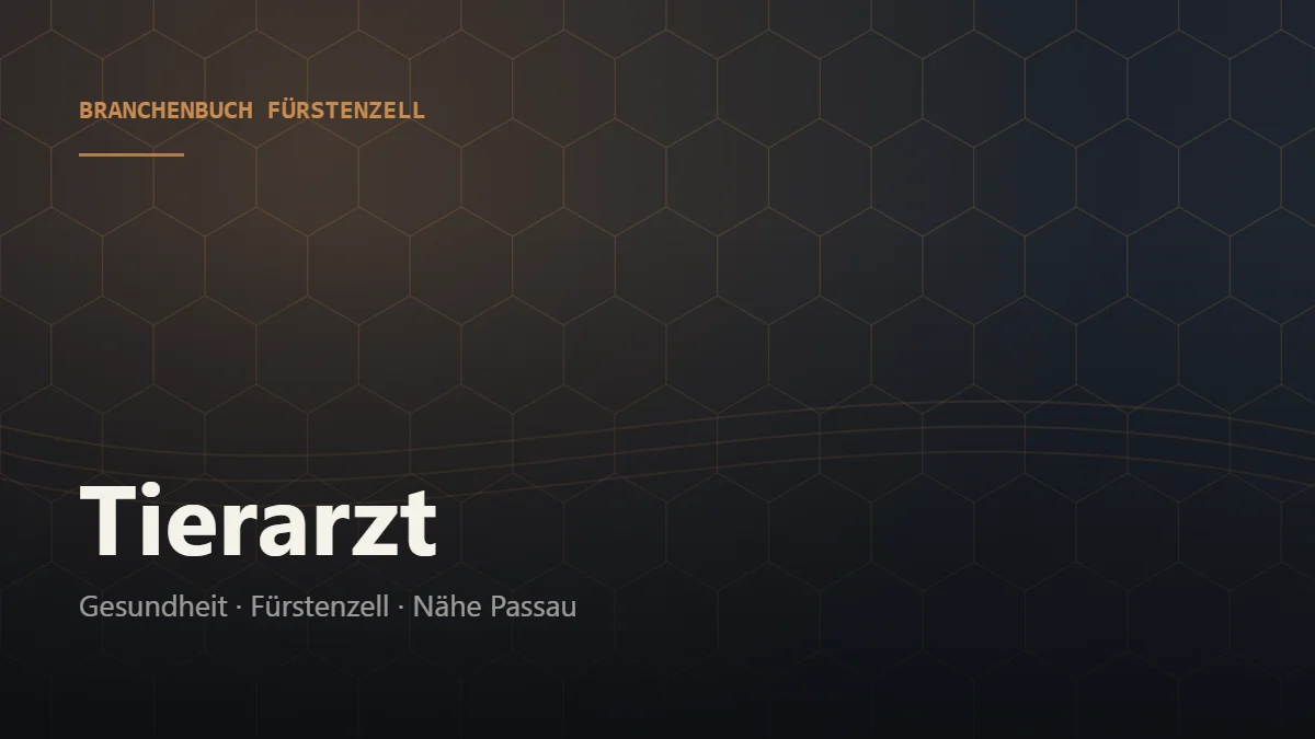 Tierarzt Fürstenzell – Branchenbuch Fürstenzell von BavariaConnect: Tierarzt in Fürstenzell und Umgebung finden