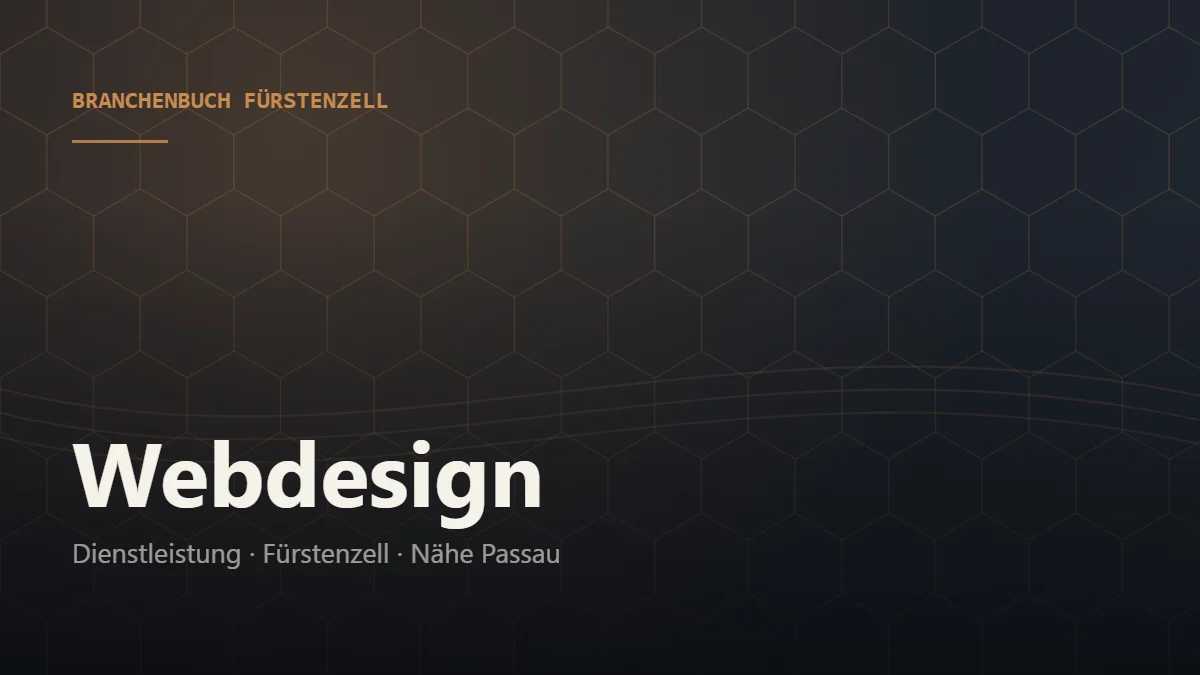 Webdesign Fürstenzell – Branchenbuch Fürstenzell von BavariaConnect: Webdesign in Fürstenzell und Umgebung finden