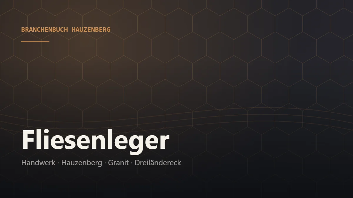 Fliesenleger Hauzenberg – Branchenbuch Hauzenberg von BavariaConnect: Fliesenleger in Hauzenberg und Umgebung finden