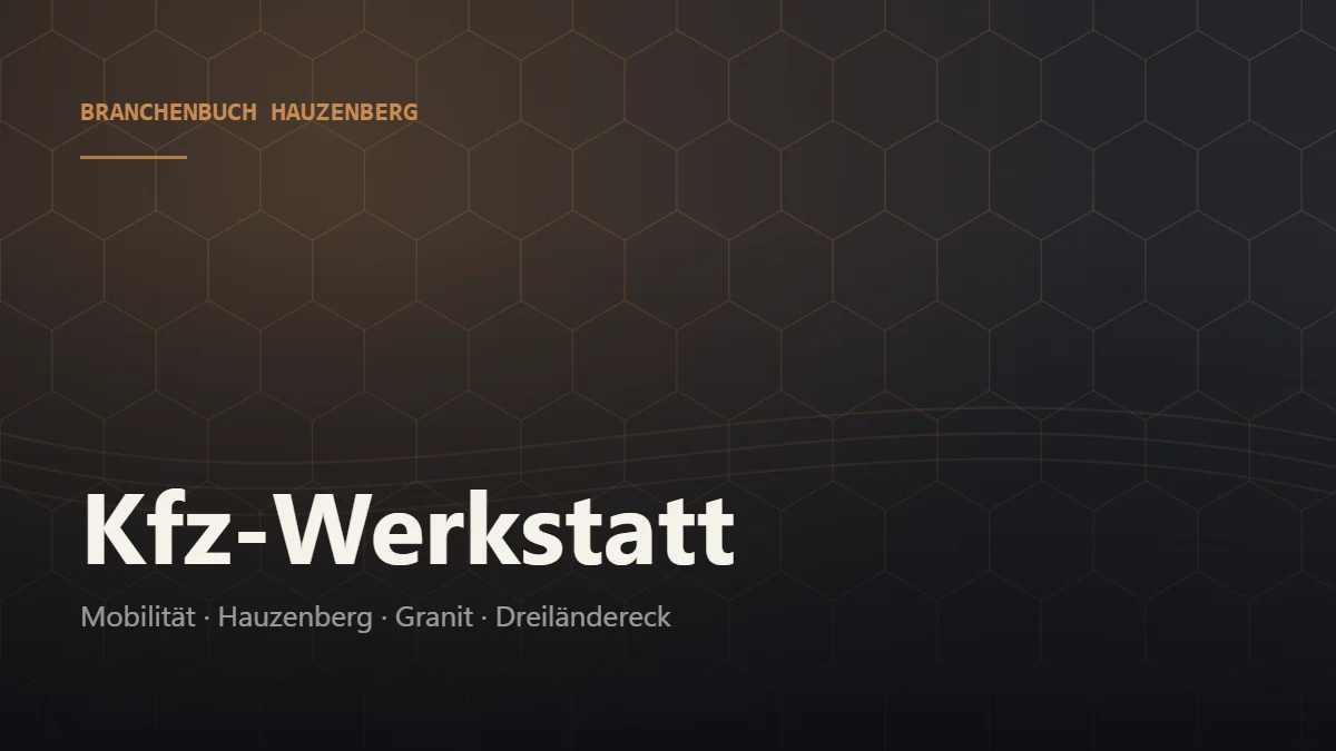 Kfz-Werkstatt Hauzenberg – Branchenbuch Hauzenberg von BavariaConnect: Kfz-Werkstatt in Hauzenberg und Umgebung finden