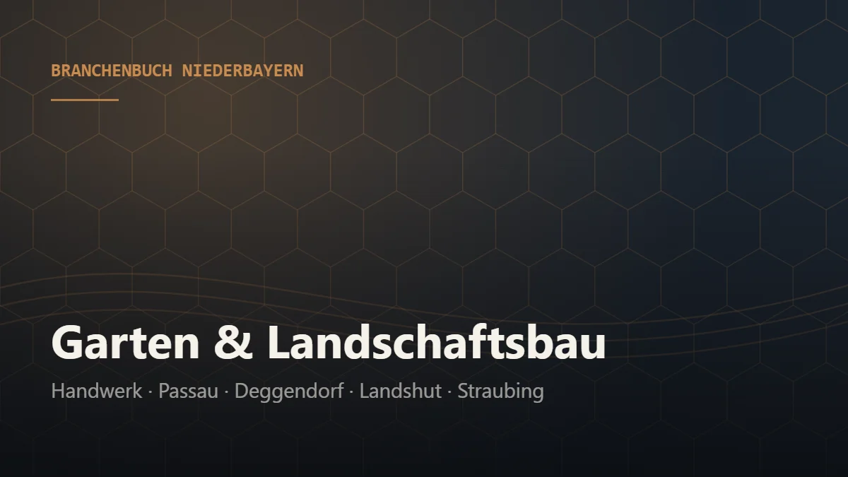 Garten & Landschaftsbau Niederbayern – Branchenbuch Niederbayern von BavariaConnect: Garten & Landschaftsbau in Passau, Deggendorf, Landshut, Straubing und Umgebung finden