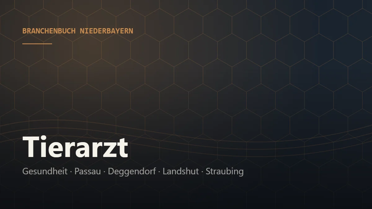 Tierarzt Niederbayern – Branchenbuch Niederbayern von BavariaConnect: Tierarzt in Passau, Deggendorf, Landshut, Straubing und Umgebung finden
