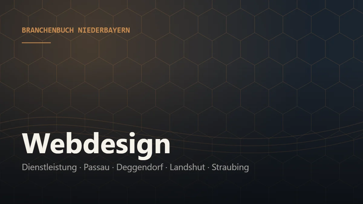 Webdesign Niederbayern – Branchenbuch Niederbayern von BavariaConnect: Webdesign in Passau, Deggendorf, Landshut, Straubing und Umgebung finden