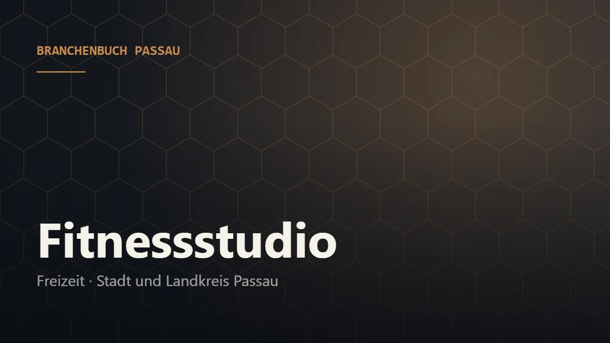 Fitnessstudio Passau – Branchenbuch Passau von BavariaConnect: Fitnessstudio in Stadt und Landkreis Passau finden