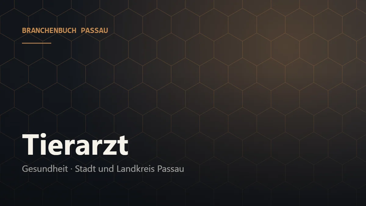 Tierarzt Passau – Branchenbuch Passau von BavariaConnect: Tierarzt in Stadt und Landkreis Passau finden