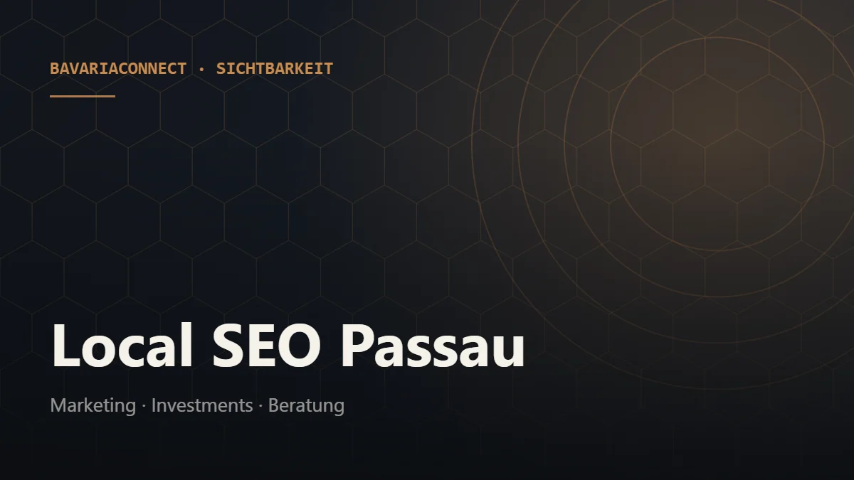 Local SEO Passau – Google-Unternehmensprofil, Bewertungen und lokale Suchergebnisse für Betriebe aus Passau