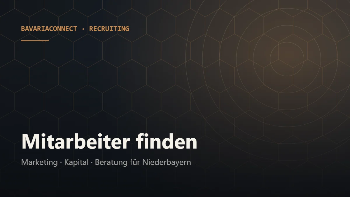 Mitarbeiter finden Handwerk Passau – Karriereseite und Recruiting-Bausteine von BavariaConnect