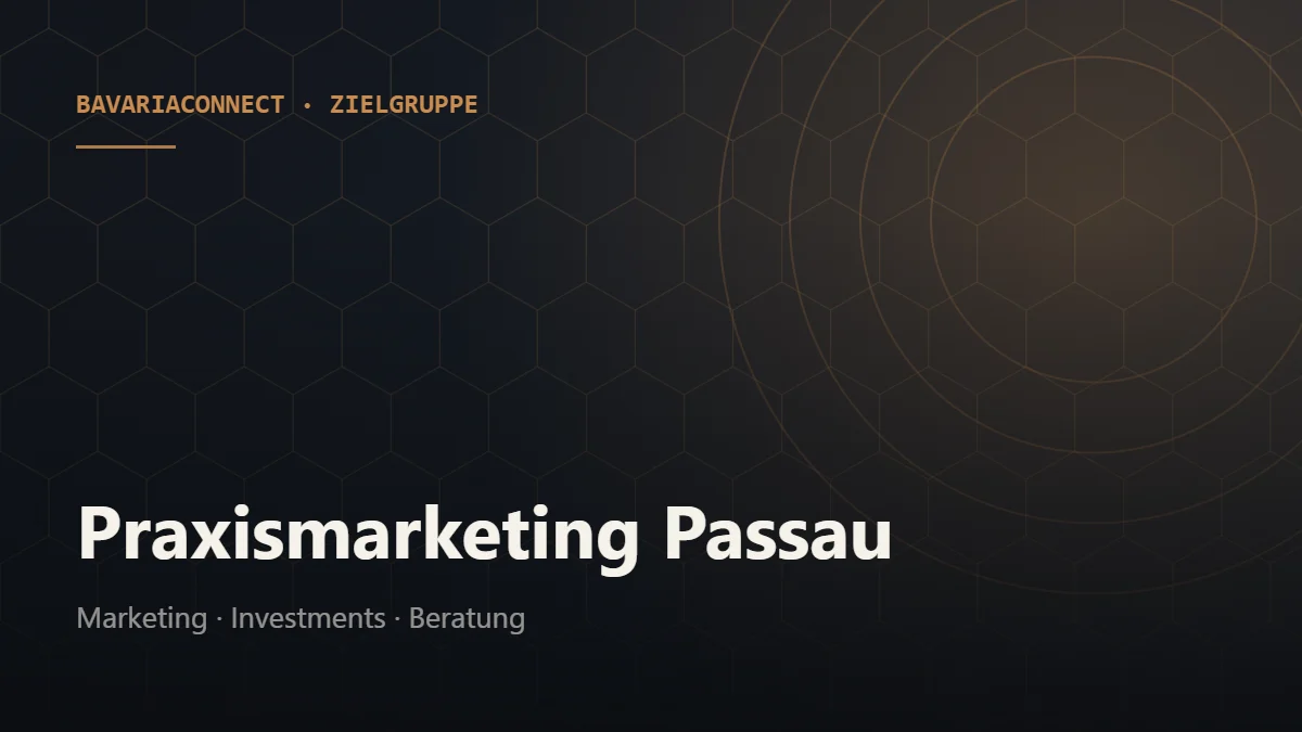 Praxismarketing Passau – Website, Bewertungen und Karriereseite für Praxen aus der Region